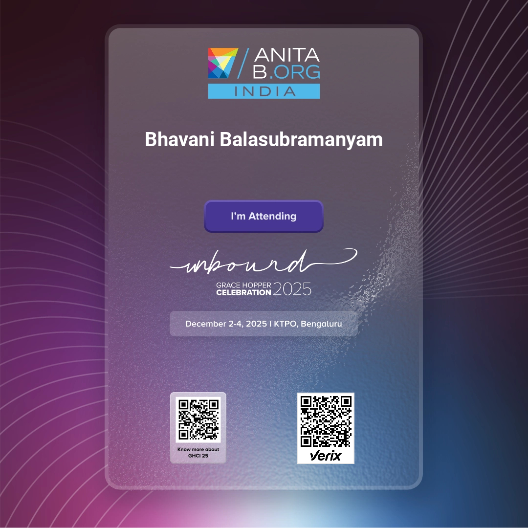 Grace Hopper Celebration India 2025 - Attendee