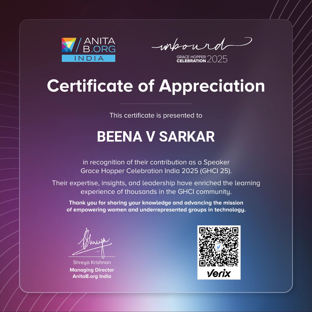 GHCI 2025 - Speaker Certificate