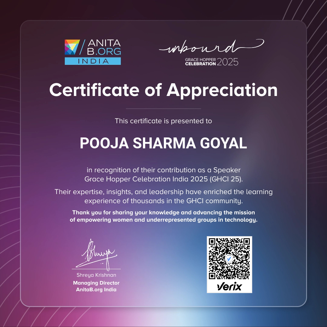 GHCI 2025 - Speaker Certificate