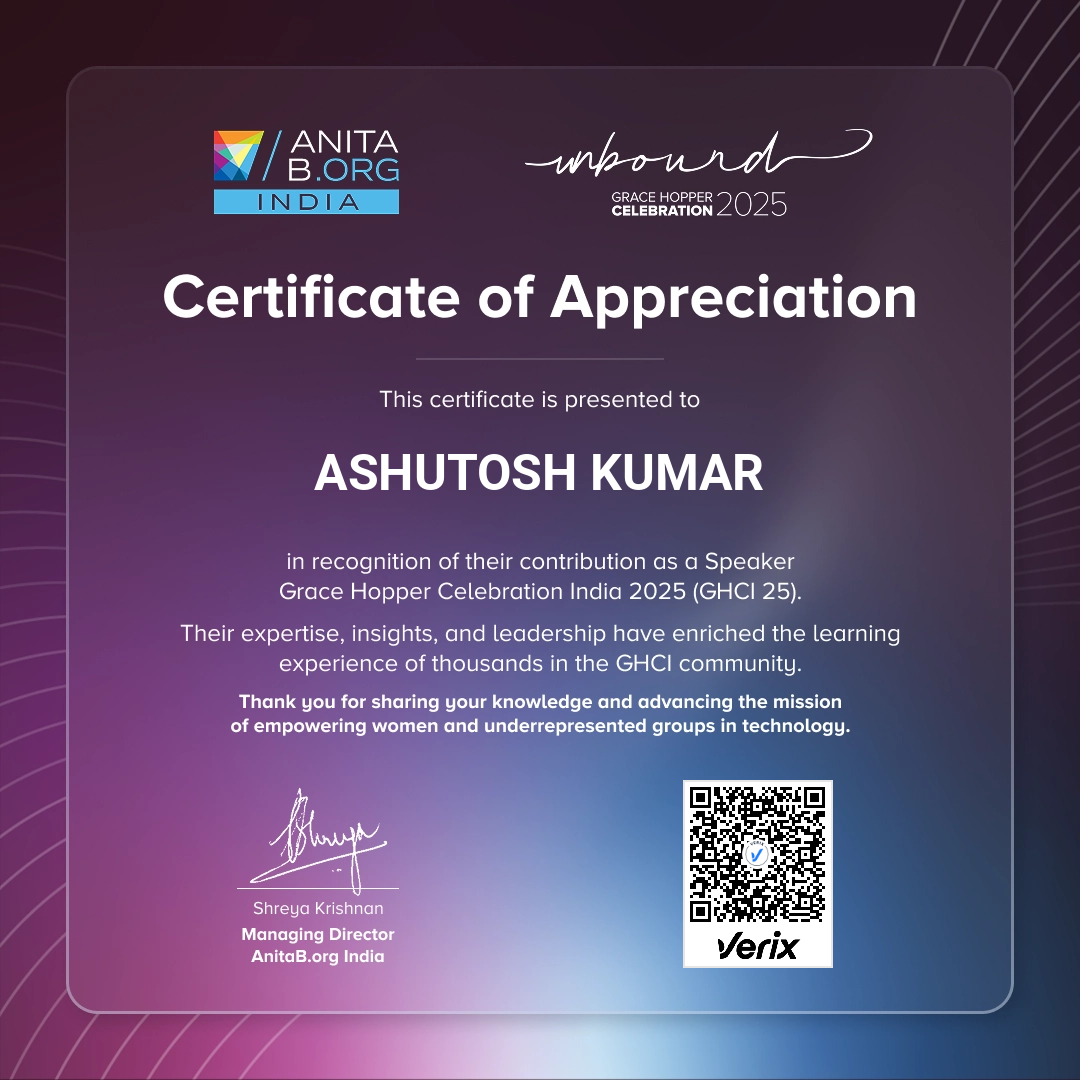 GHCI 2025 - Speaker Certificate