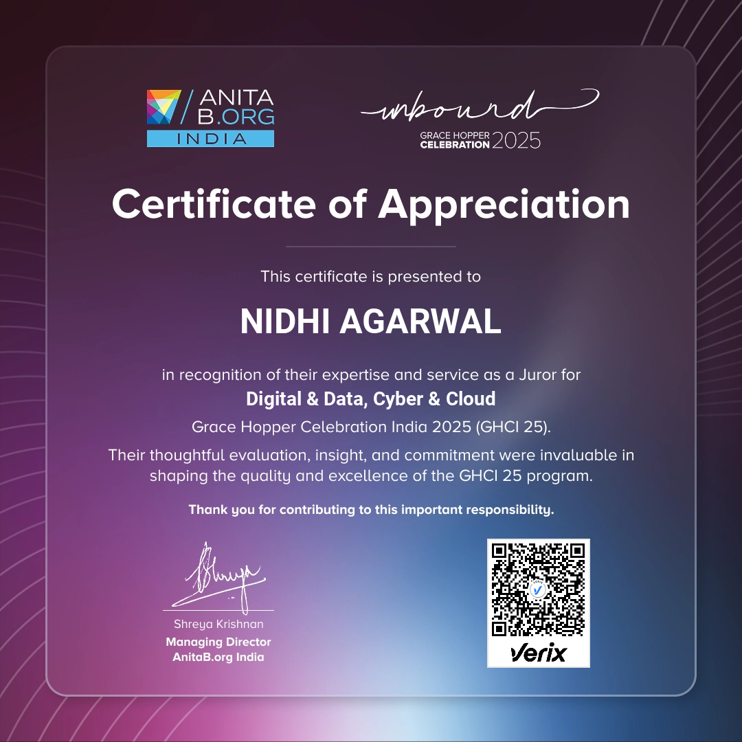 GHCI 2025 - Juror Certificate | Digital & Data, Cyber & Cloud