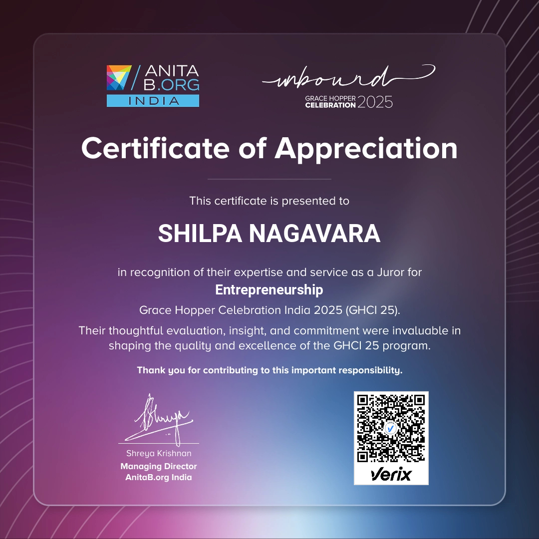 GHCI 2025 - Juror Certificate | Entrepreneurship