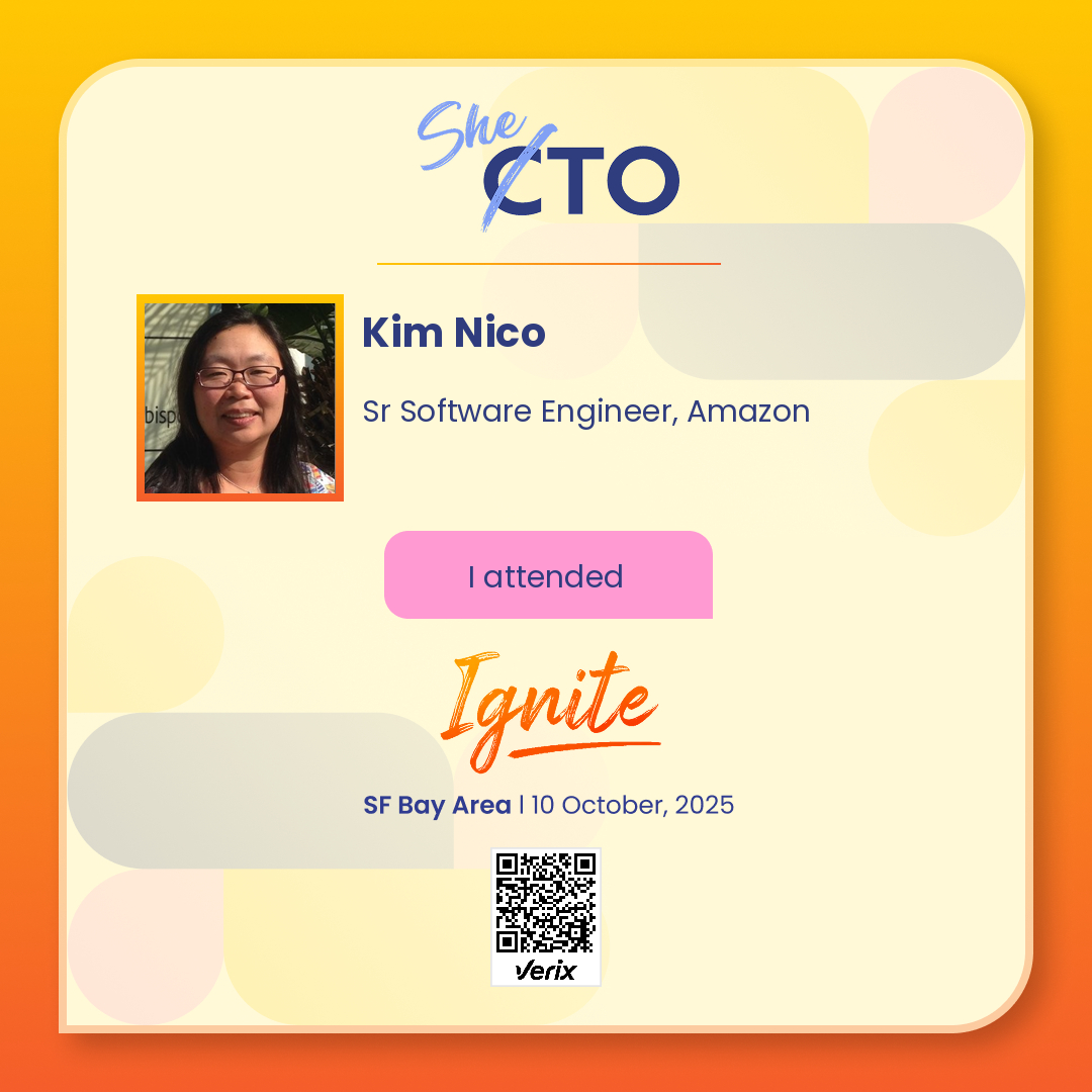 Kim Nico: Attendee — SheTO Ignite 2025
