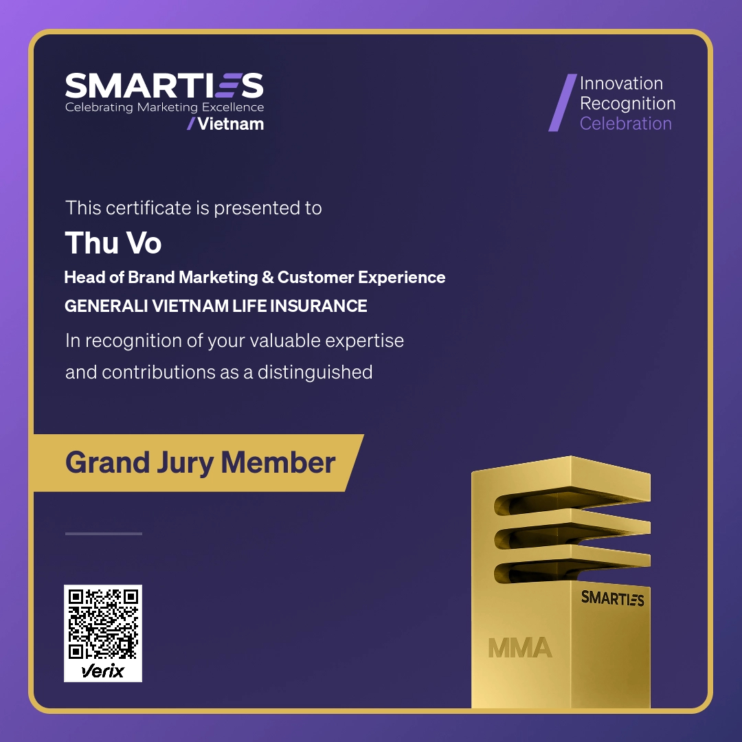 2026 SMARTIES Vietnam - Grand Jury Member