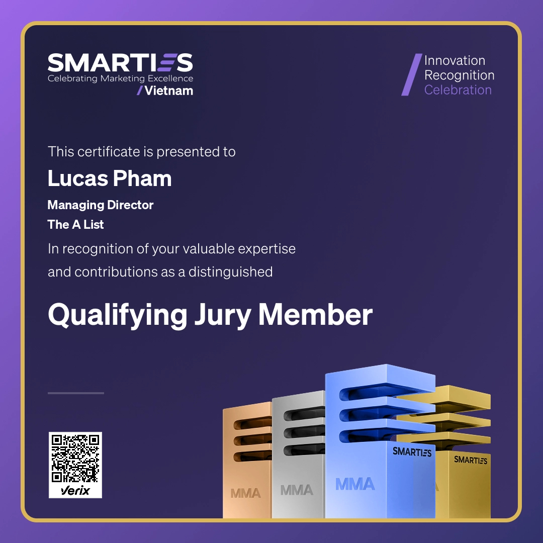 2026 SMARTIES Vietnam - Qualifying Jury Member