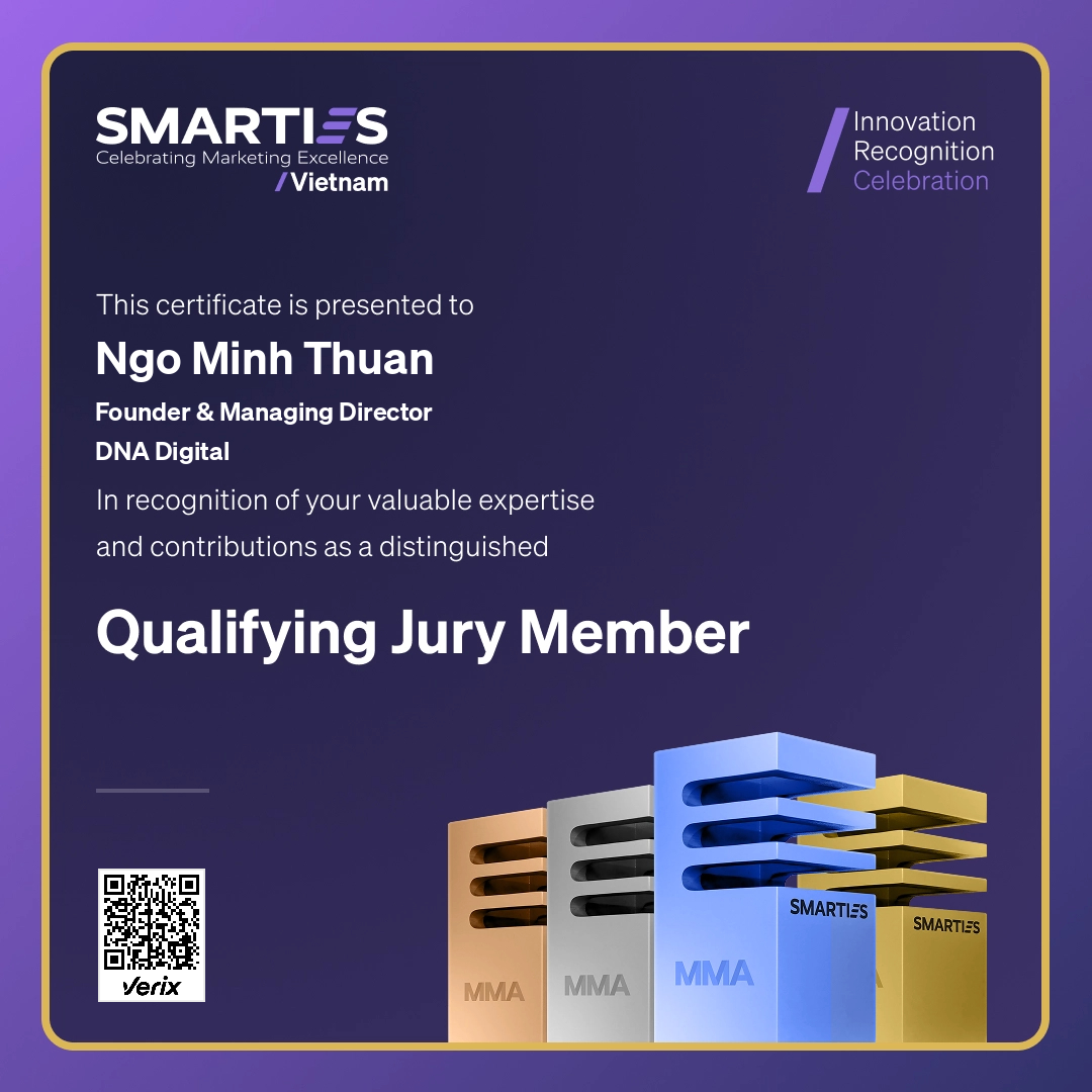 2026 SMARTIES Vietnam - Qualifying Jury Member