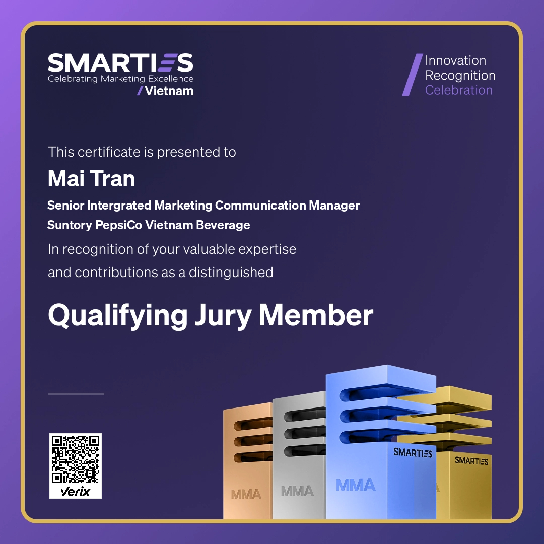 2026 SMARTIES Vietnam - Qualifying Jury Member