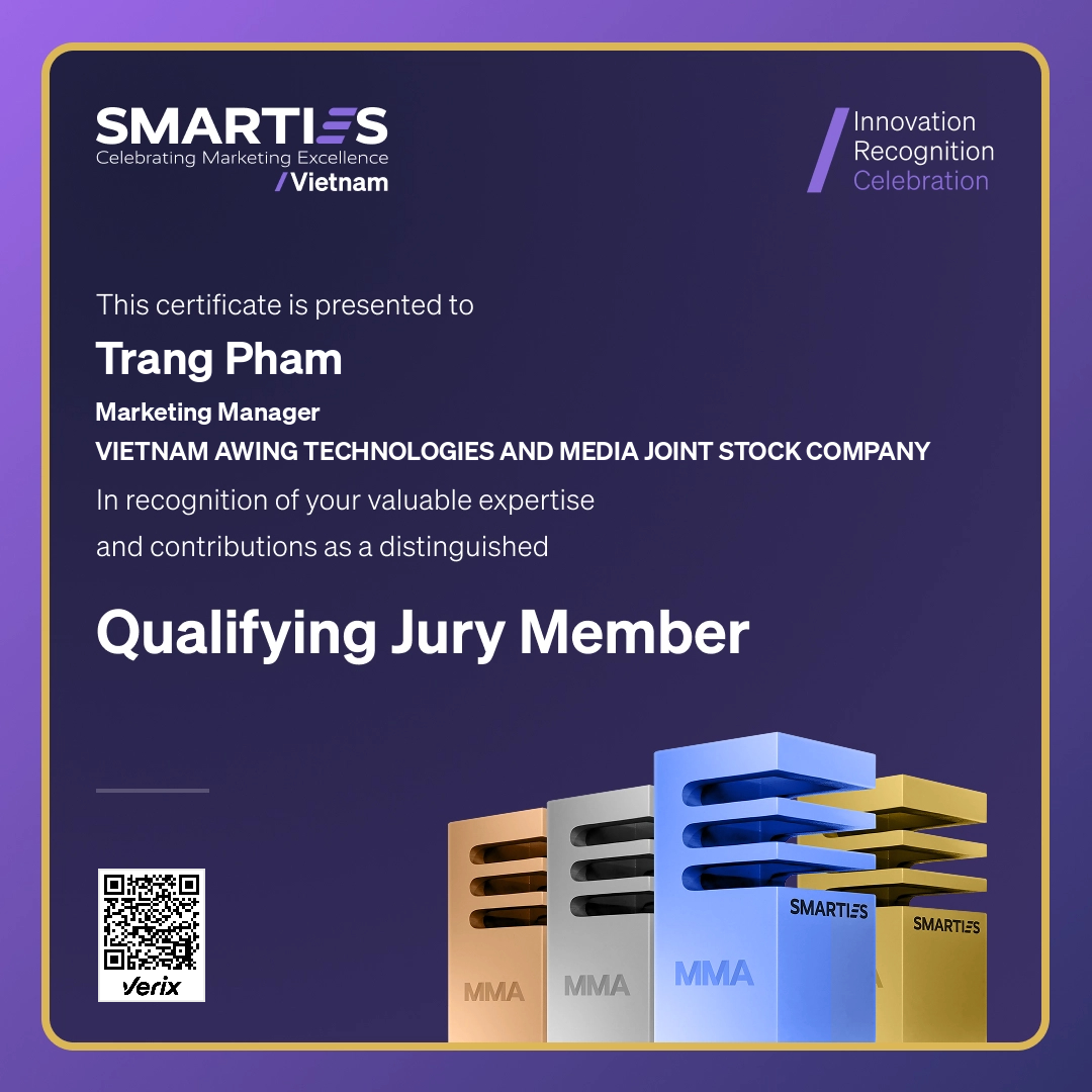 2026 SMARTIES Vietnam - Qualifying Jury Member