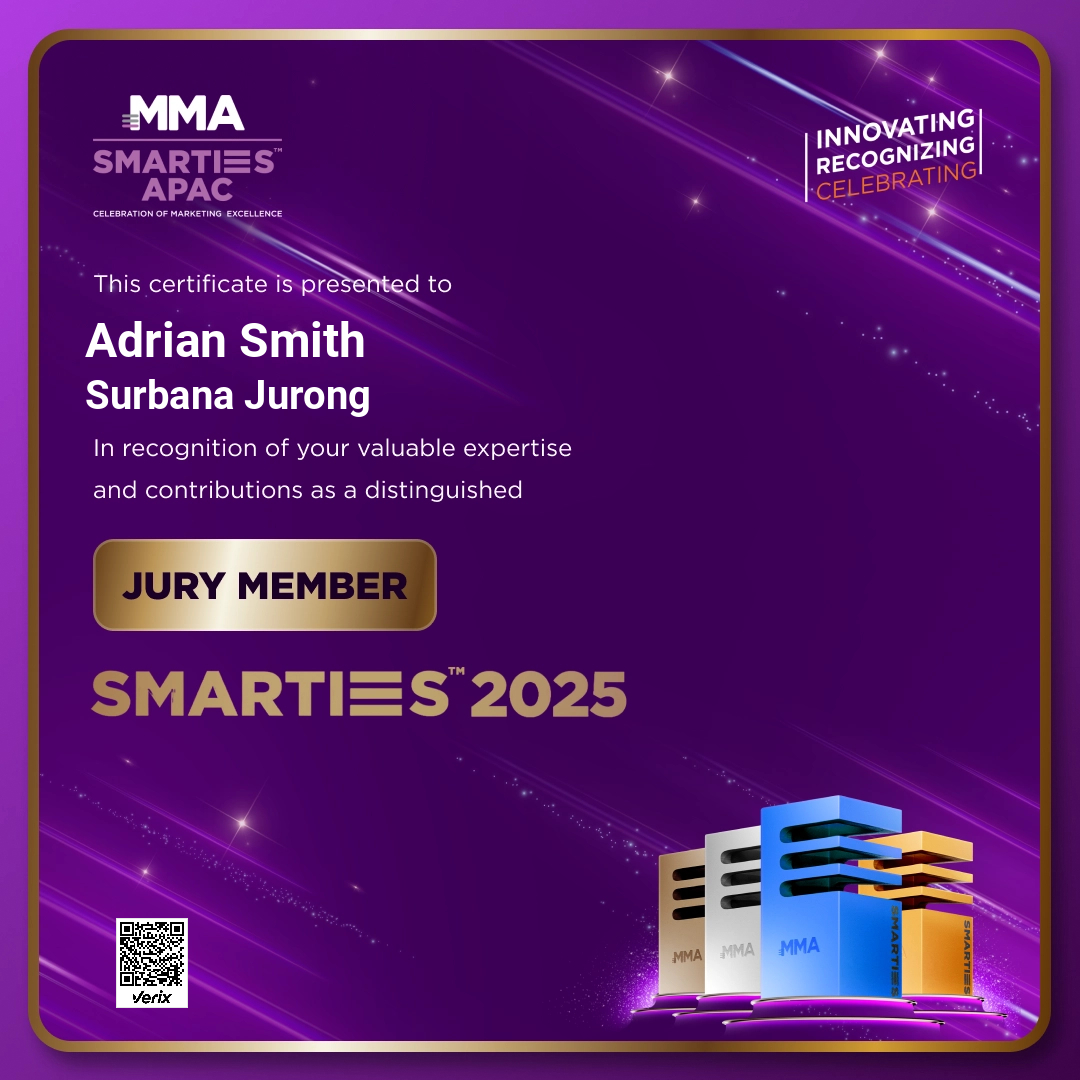 2025 SMARTIES Asia Pacific - Jury member