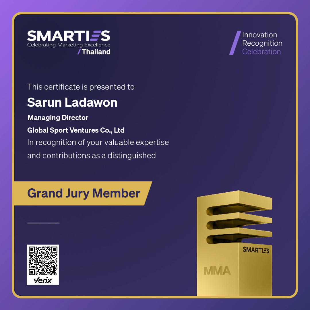 2026 SMARTIES Thailand - Grand Jury Member