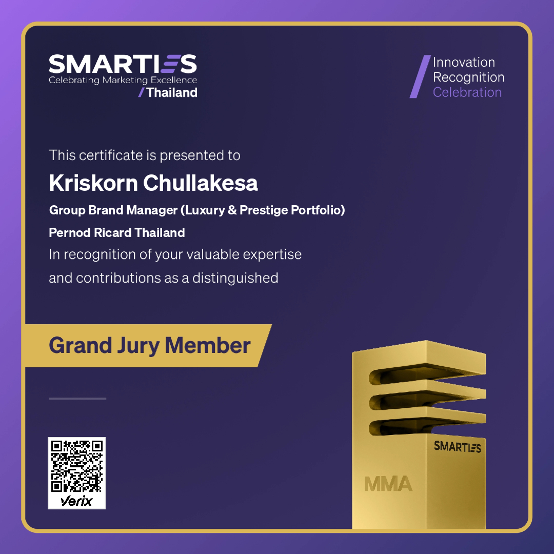 2026 SMARTIES Thailand - Grand Jury Member