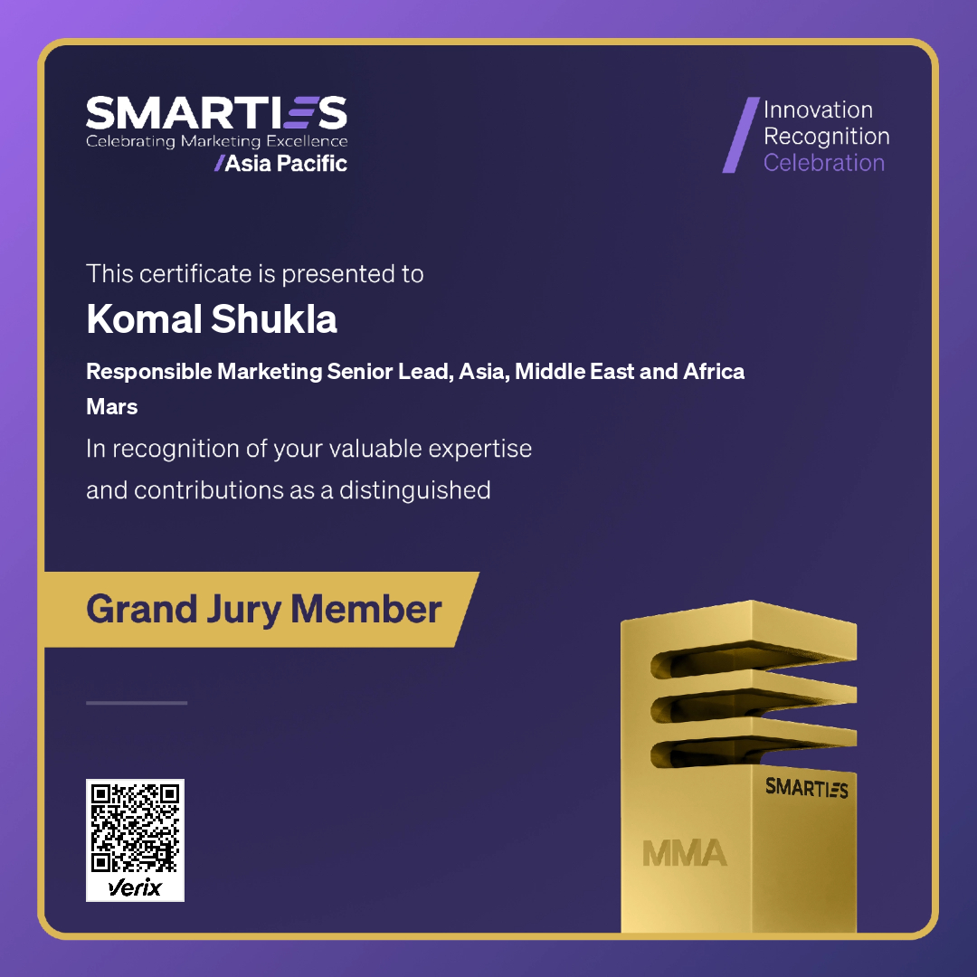 2026 SMARTIES Asia Pacific - Grand Jury Member