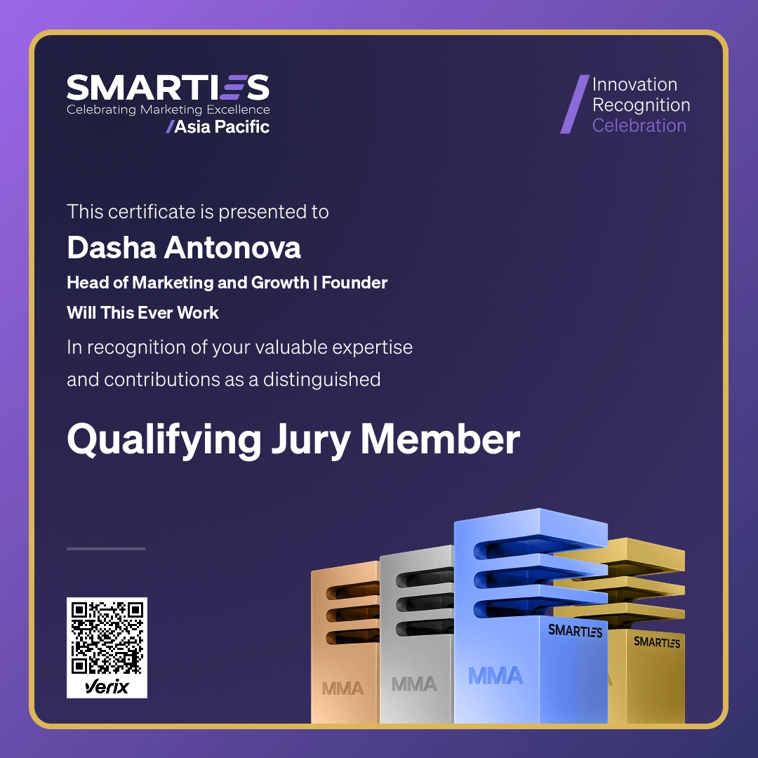 2026 SMARTIES Asia Pacific - Qualifying Jury Member