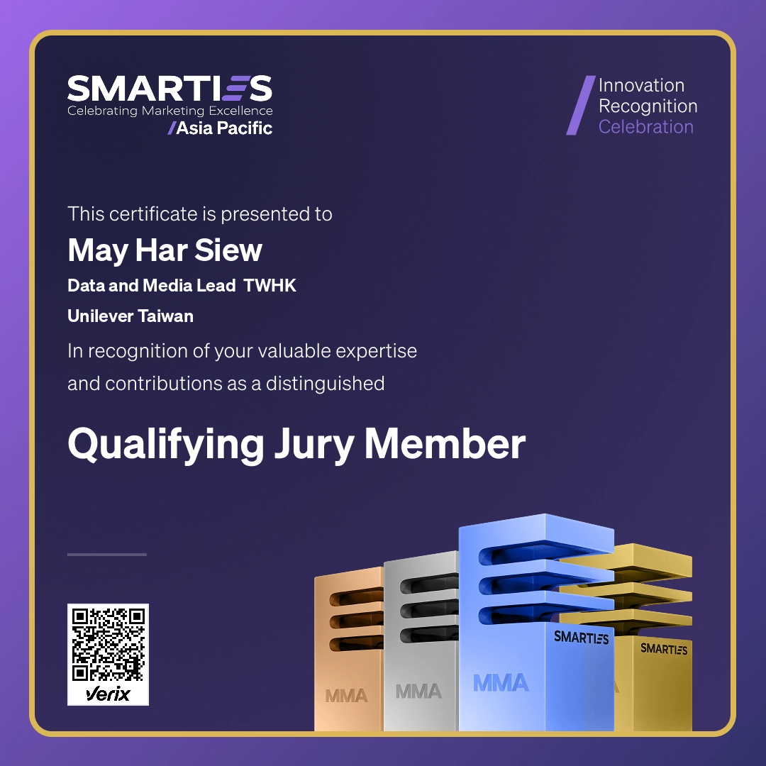 2026 SMARTIES Asia Pacific - Qualifying Jury Member