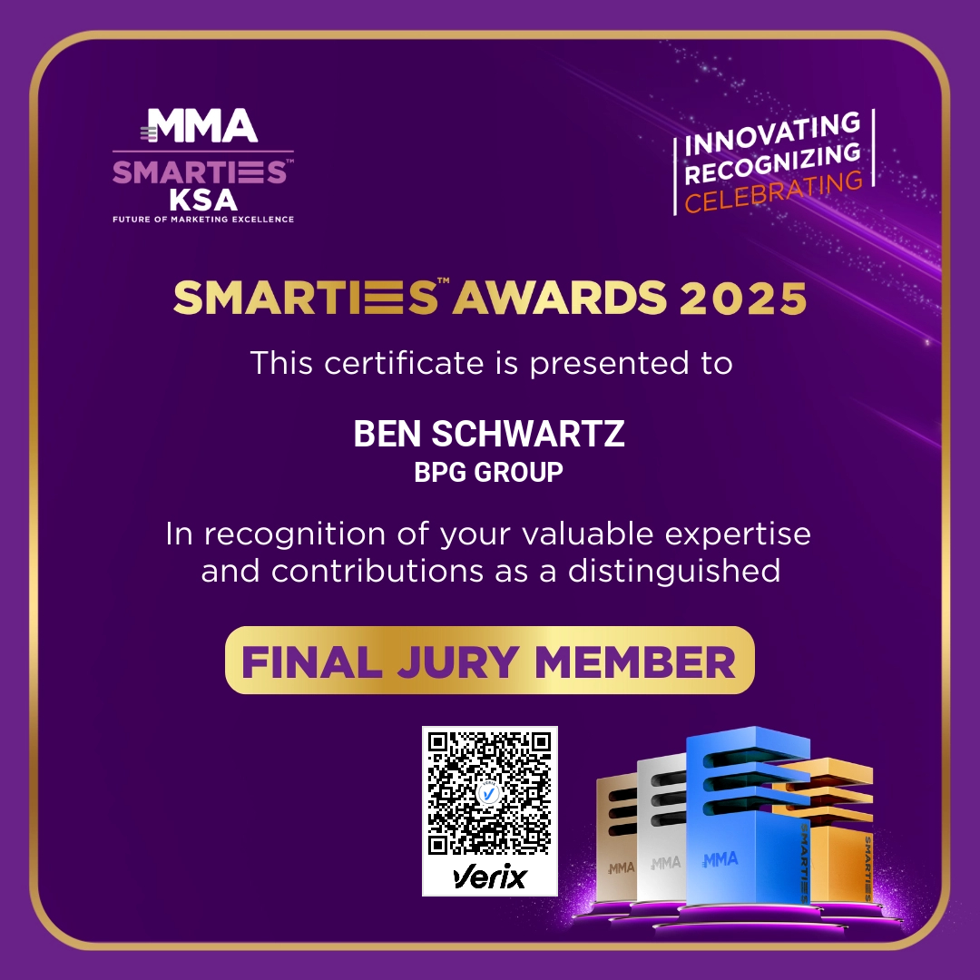 SMARTIES KSA Awards  Final  Jury Certificate