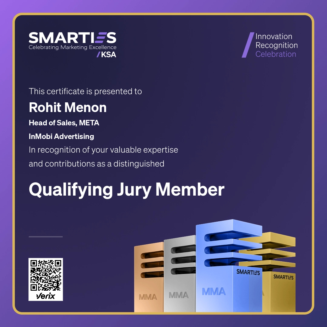 2026 SMARTIES KSA - Qualifying Jury Member