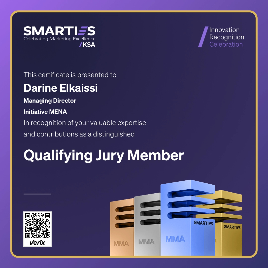 2026 SMARTIES KSA - Qualifying Jury Member