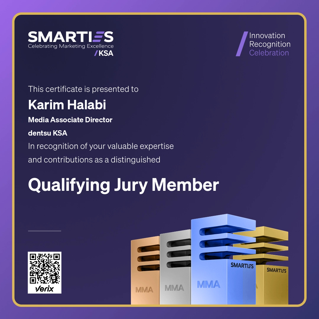 2026 SMARTIES KSA - Qualifying Jury Member