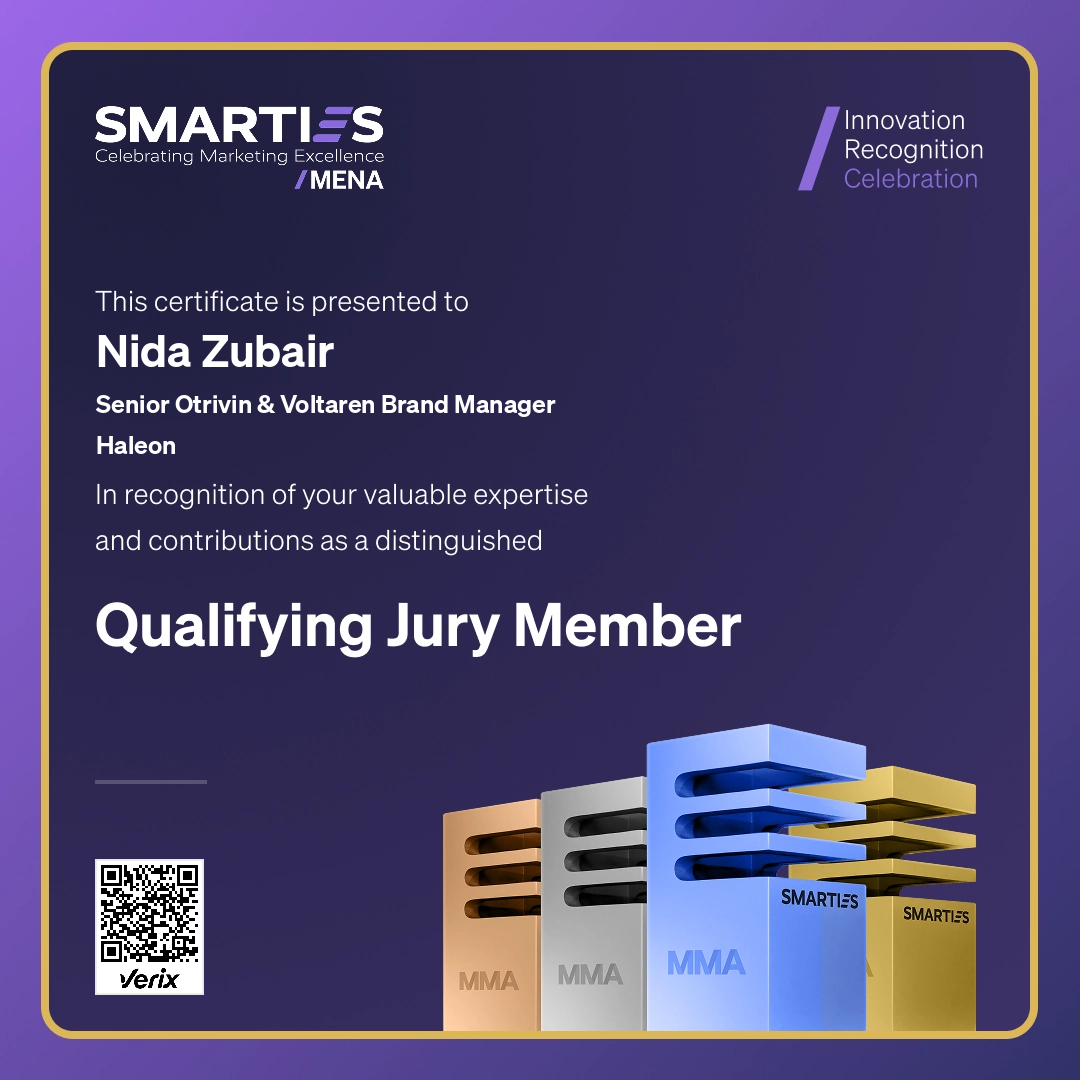 2026 SMARTIES MENA - Qualifying Jury Member