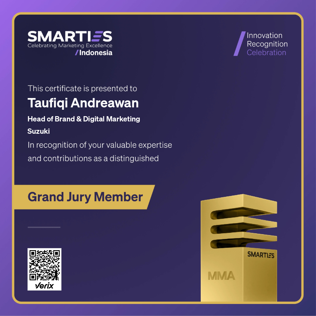 2026 SMARTIES Indonesia - Grand Jury Member