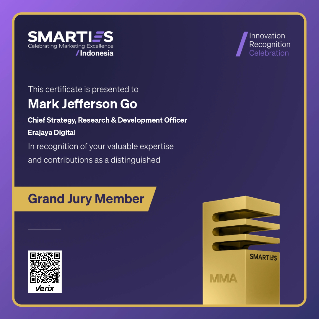 2026 SMARTIES Indonesia - Grand Jury Member