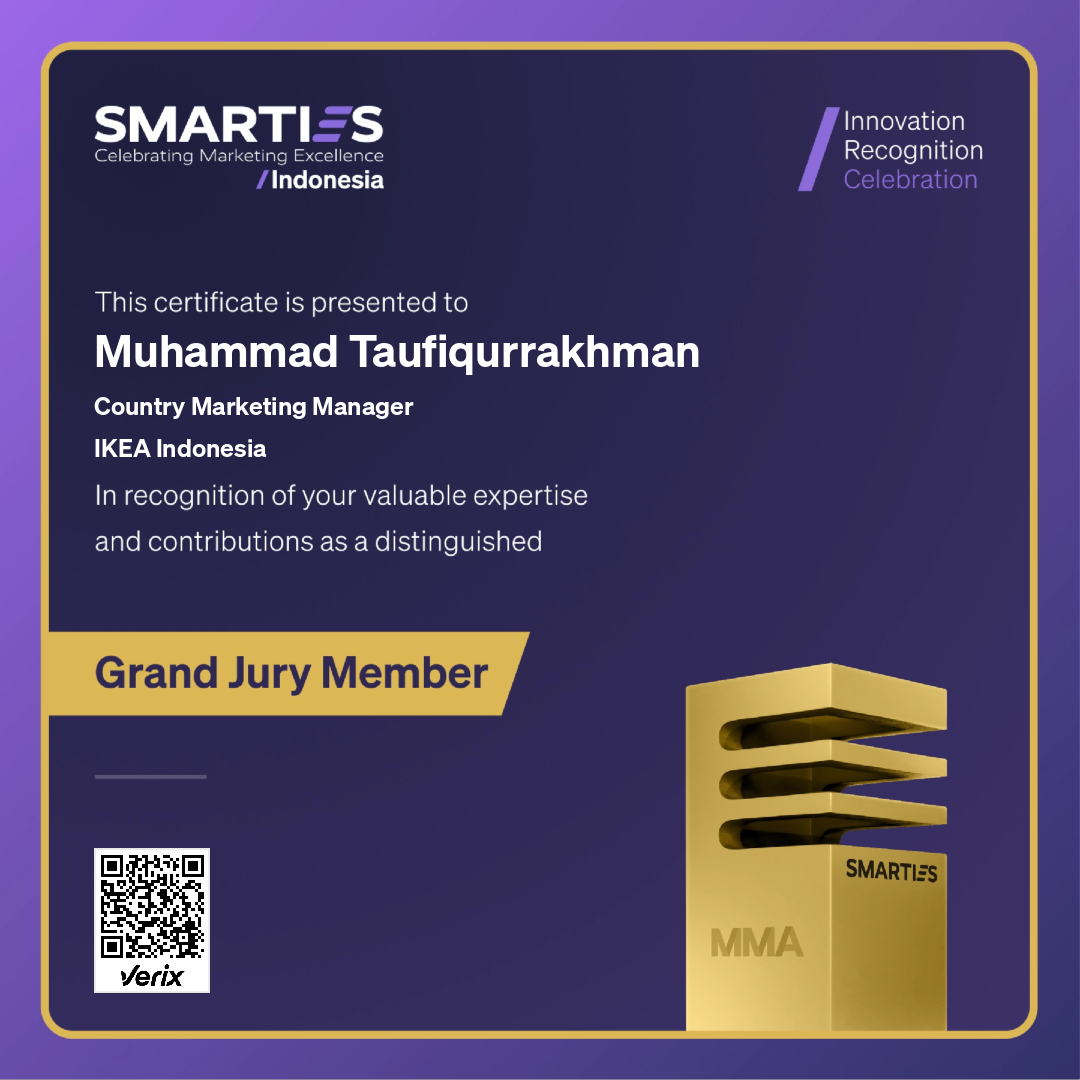 2026 SMARTIES Indonesia - Grand Jury Member