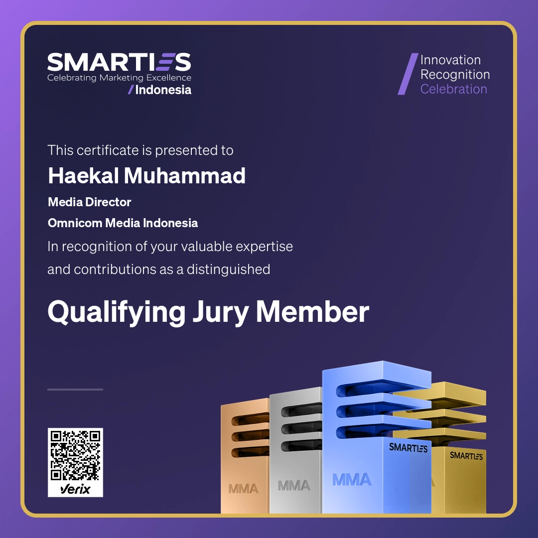 2026 SMARTIES Indonesia - Qualifying Jury Member