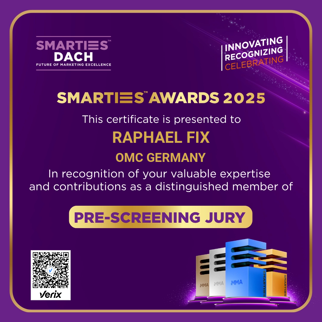 SMARTIES™ DACH Awards Pre-Screener 2025