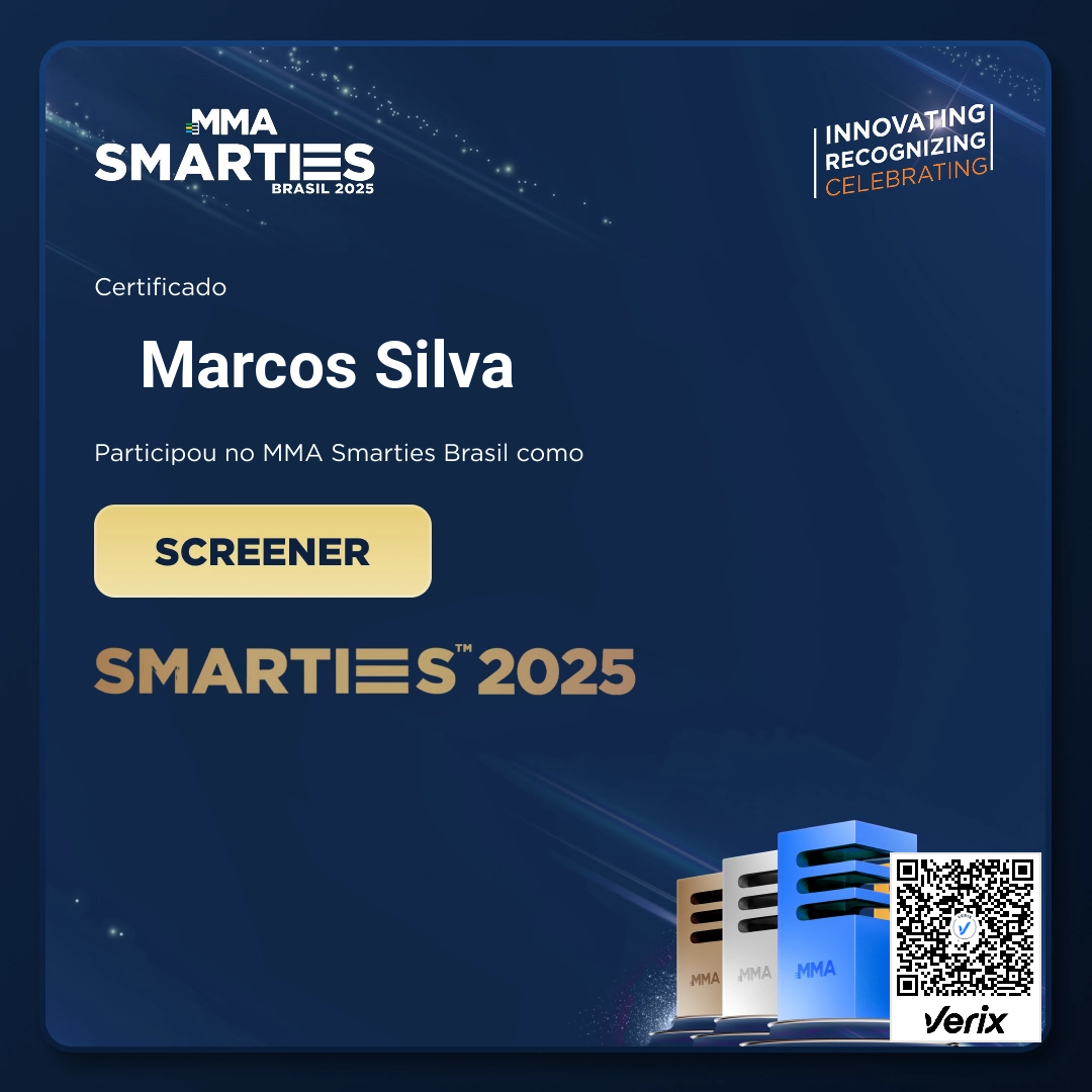 Marcos Silva: Smarties Brasil 2025 - Screener