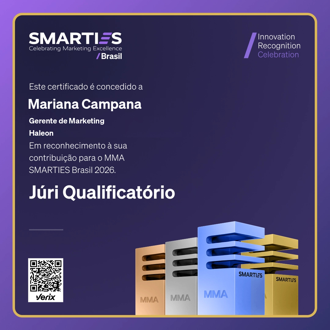 Membro do Júri Qualificador do SMARTIES Brasil 2026