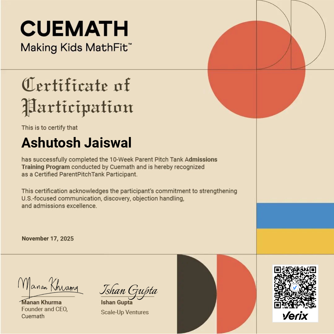 Certificate of Participation