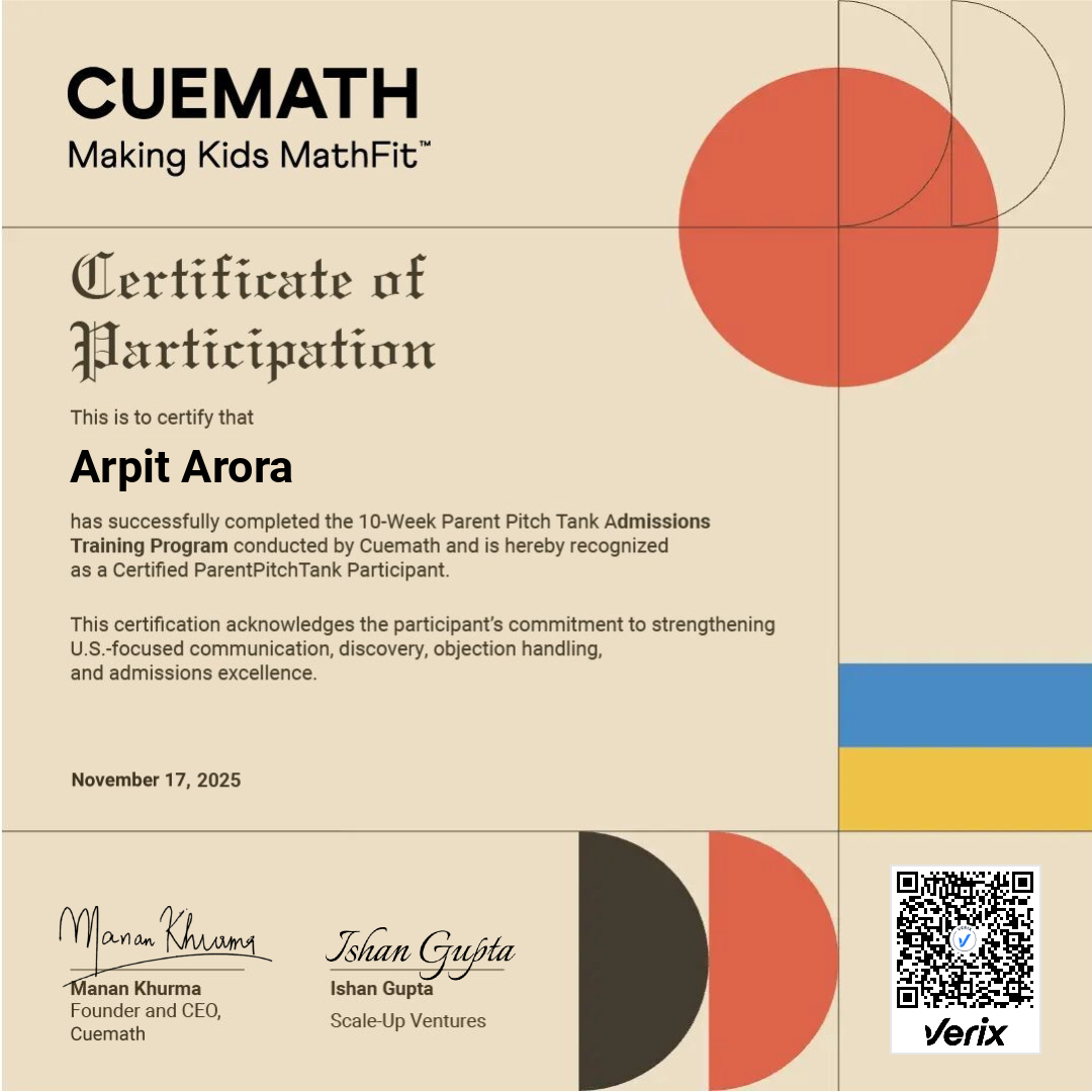 Certificate of Participation