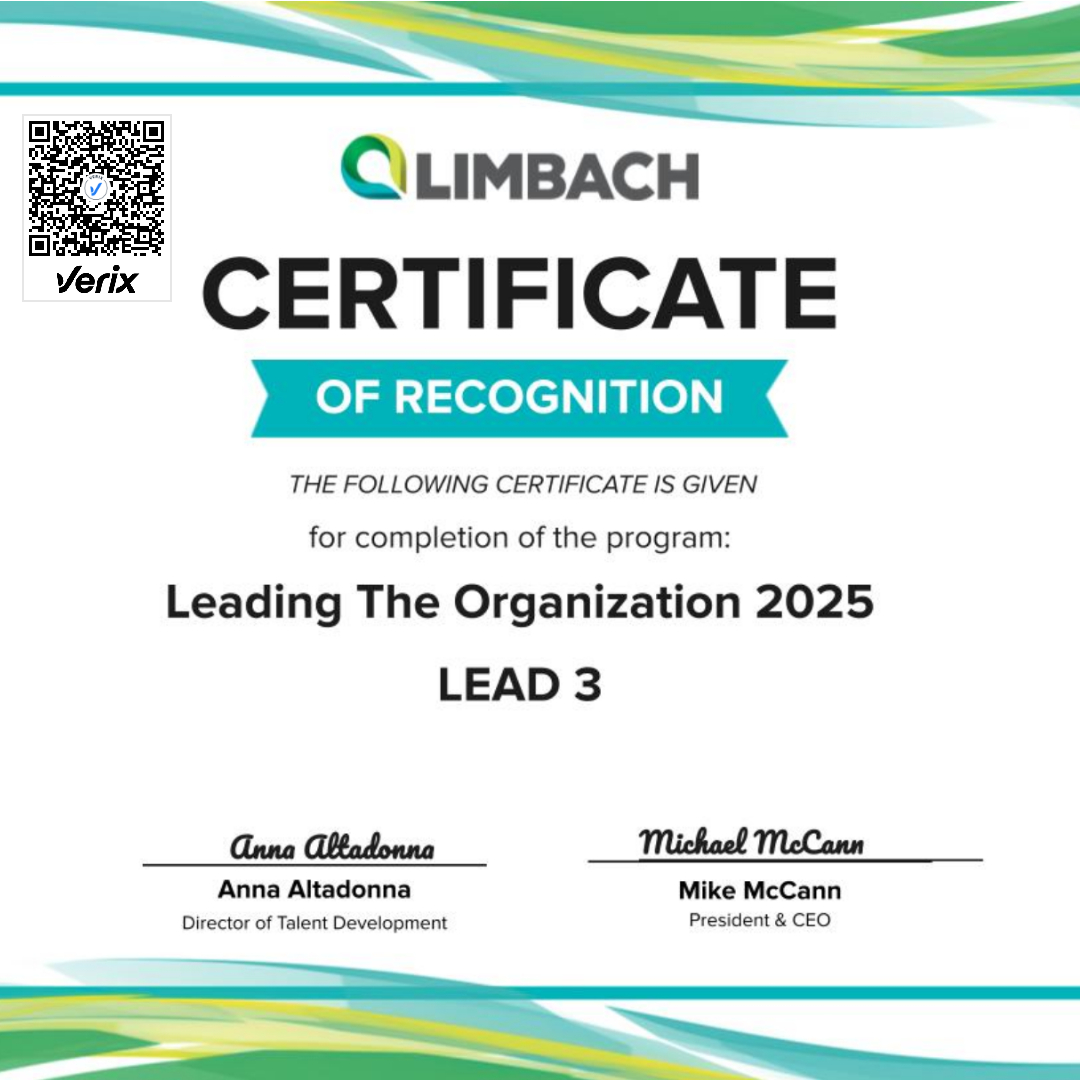 Leading The Organization L3 2025